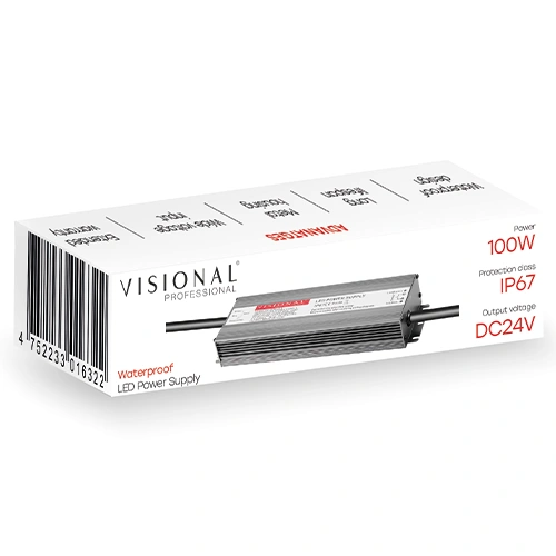 Ūdensizturīgs LED barošanas bloks 24V, 4.16A, 100W, IP67